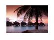 Water Villas At Sunset, Kuredu, Maldives by Tom Mackie Limited Edition Pricing Art Print