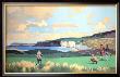 Golf In Northern Ireland, Lms Poster, Circa 1925 by Norman Wilkinson Limited Edition Print