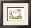 Tub On Flowered Mat by Dona Turner Limited Edition Print