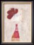 Red Poppy And Chinese Vase by Lucie Granetier Limited Edition Print