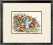 Watering Can And Geraniums by Peggy Thatch Sibley Limited Edition Pricing Art Print