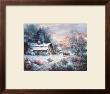 Snowy Evening Outing by James Lee Limited Edition Pricing Art Print