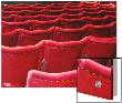 Rows Of Red Theatre Seats by K.W. Limited Edition Pricing Art Print