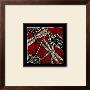 Dragonfly Woodblock In Red I by Chariklia Zarris Limited Edition Print