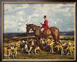 Stanley Barker And The Pytchley Hounds by Sir Alfred Munnings Limited Edition Print