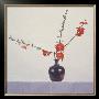 Red Quince Blossoms by James Moore Limited Edition Print