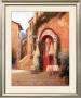 Eze Village Cafe France by Haixia Liu Limited Edition Print