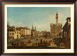 Florence, Piazza Della Signoria by Bernardo Bellotto Limited Edition Pricing Art Print