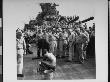 Japanese Prisoner Of War Bathing At Basin In Front Of Entire Uss New Jersey Crew During Wwii by Charles Fenno Jacobs Limited Edition Print