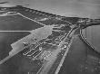 Aerial View Of Airport With Planes On Runway And Shannon River In Background by Nat Farbman Limited Edition Print