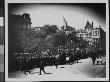 Crowds Looking At Rows Of Volunteer Firemen Lined Up Outside City Hall by Wallace G. Levison Limited Edition Pricing Art Print