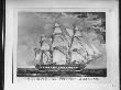 A Lithograph Of The Constitution Frigate Under Full Sail by George Strock Limited Edition Print
