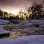 A River In Frosty Weather, Sweden by Ove Eriksson Limited Edition Pricing Art Print