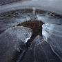 Cracked Ice And A Rock by Mikael Andersson Limited Edition Print