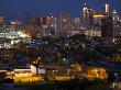 Nighttime View Of Downtown Detroit by Geoffrey George Limited Edition Print