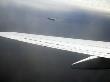 Wing Of An Airplane Flying Over Sweden by Inger Bladh Limited Edition Print
