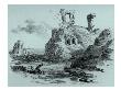 Dunbar Castle Remained The Stronghold Of The Earls Of Dunbar Until 1457 by Harold Copping Limited Edition Print