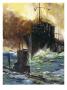 World War I - H.M.S. Badger Ramming A German Submarine by Gustave Dore Limited Edition Print