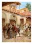 Joseph's Brethren At The Inn, Genesis 42: 27- 28 by Kate Greenaway Limited Edition Print