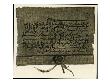 Tax Receipt In Arabic For A Christian From Egypt, Dated 812 by William Hole Limited Edition Pricing Art Print