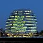 City Hall Gla, London, Dusk Across Thames, 1999-2002, Architect: Sir Norman Foster And Partners by Peter Durant Limited Edition Print