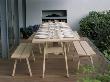 Dining Deck Beside The Pavilion Kitchen With Wooden Table And Chairs, Chelsea 2004 by Clive Nichols Limited Edition Print