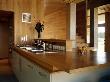 The Lodge, Whithurst Park - Kitchen With Wooden Counters, Architect: James Gorst Architects by David Churchill Limited Edition Print