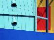 The International Centre For Life, Newcastle Upon Tyne Colourful Facade Detail by David Churchill Limited Edition Pricing Art Print