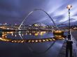 Gateshead Millennium Bridge With The Sage In The Background, Newcastle Upon Tyne, England by David Clapp Limited Edition Print