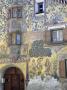 Medieval Wall Painting In Ardez Village, Graubunden, Engadin by Marcel Malherbe Limited Edition Print