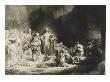 Jesus-Christ Guerissant Les Malades Dite La Piece De Cent Florins ; 2 Eme Etat by Rembrandt Van Rijn Limited Edition Print