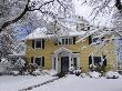 Private Home After Snowfall, Reading, Massachusetts, Usa by Lisa S. Engelbrecht Limited Edition Print