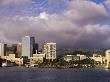 Skyscrapers And Sailing Ships, Honolulu Harbor, Hawaii, Usa by Jerry Ginsberg Limited Edition Print