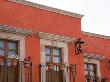 Flower Pots On Balcony, San Miguel De Allende, Guanajuato State, Mexico by Julie Eggers Limited Edition Print