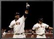 Texas Rangers V San Francisco Giants, Game 1: Juan Uribe, Cody Ross by Ezra Shaw Limited Edition Pricing Art Print