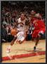Philadelphia 76Ers V Toronto Raptors: Sonny Weems And Thaddeus Young by Ron Turenne Limited Edition Print