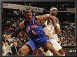 New York Knicks V Charlotte Bobcats: Stephen Jackson And Amar'e Stoudemire by Kent Smith Limited Edition Print