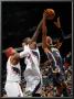 Indiana Pacers V Atlanta Hawks: Josh Smith, Marvin Williams And Danny Granger by Kevin Cox Limited Edition Print