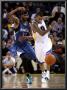 Minnesota Timberwolves V Golden State Warriors: Monta Ellis And Corey Brewer by Ezra Shaw Limited Edition Print