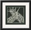 Exotic Woodblock In Black Viii by Chariklia Zarris Limited Edition Print