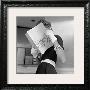 Model Jean Patchett Modeling Cheap White Touches That Set Off Expensive Black Dress by Nina Leen Limited Edition Print