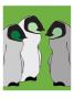 Baby Penguins In Green by Avalisa Limited Edition Pricing Art Print