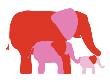 Pink Elephants by Avalisa Limited Edition Print
