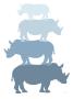 Blue Rhino by Avalisa Limited Edition Print