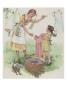 Hanging The Clothes by Mildred Lyon Hetherington Limited Edition Pricing Art Print