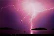 Lightning Bolt Over Shack Island by Michael Orton Limited Edition Pricing Art Print