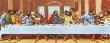 Black Last Supper by Tobey Limited Edition Pricing Art Print