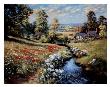 English Cottage Garden by Bernard Willington Limited Edition Print