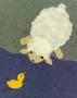 Little Lamb And Duck by Coby Hol Limited Edition Print