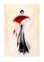 Lady Red Fan Ii by Marilyn Robertson Limited Edition Print